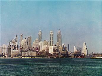 HARRY WARNECKE (1900-1984) New York, as seen from the Staten Island Ferry * Queensborough Bridge. 1948.